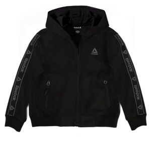 REEBOK • Little Boy Black Lightweight Hooded Softshell Jacket